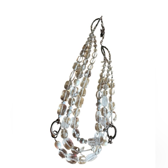 Silpada White Heat Quartz Pearls and Sterling Silver Necklace - Picture 3 of 9